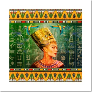 Nefertiti Pattern Posters and Art